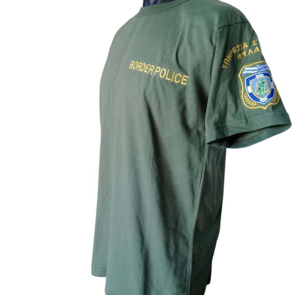 Μπλουζάκι Κοντομάνικο Μακό BORDER POLICE