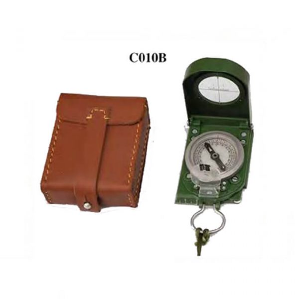 Πυξίδα Μεταλλική της VA σε Δερμάτινη Θήκη C010Β