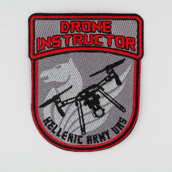 Σήμα Έγχρωμο DRONE INSTRUCTOR HELLENIC ARMY UAS